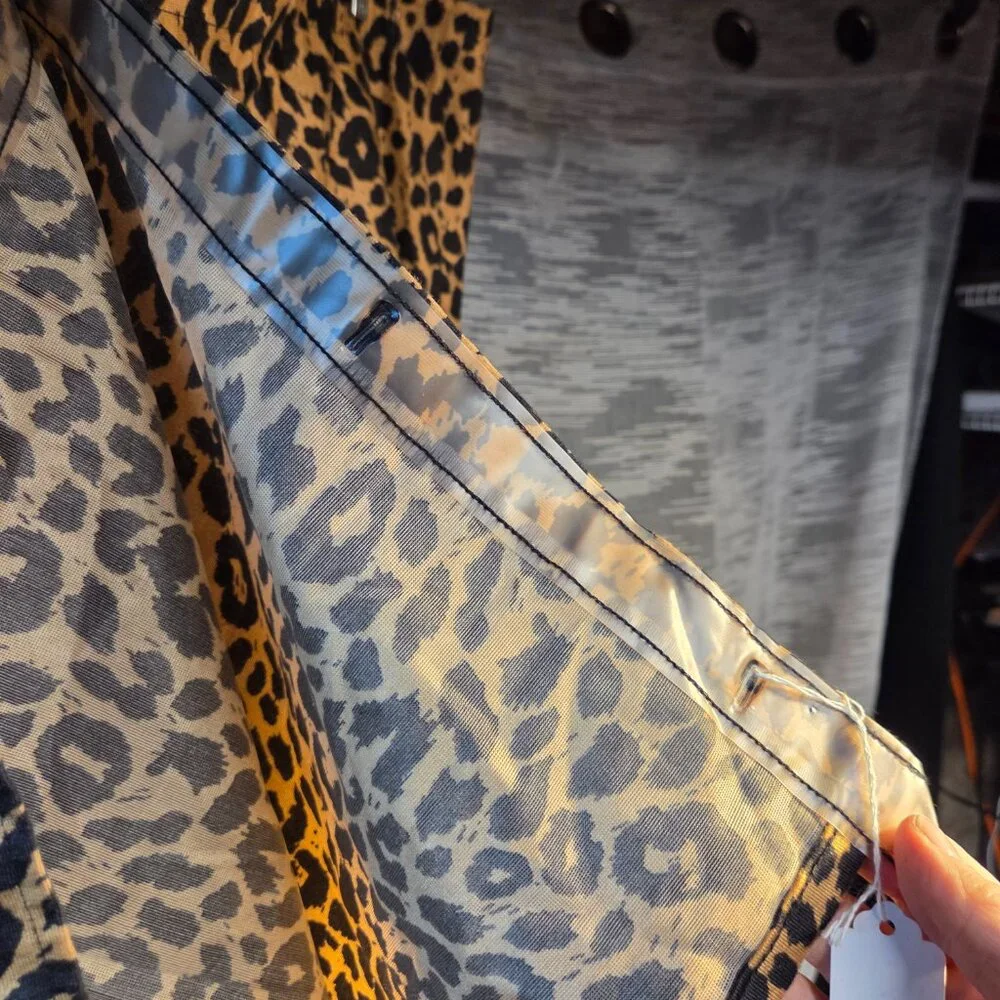 Leapord Print Shower Curtian 72